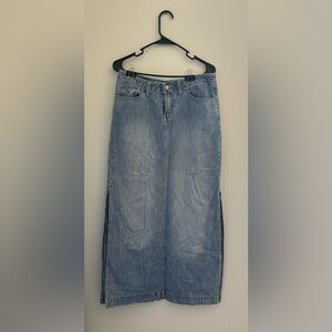 BKE Vintage Demin Maxi Skirt size 29